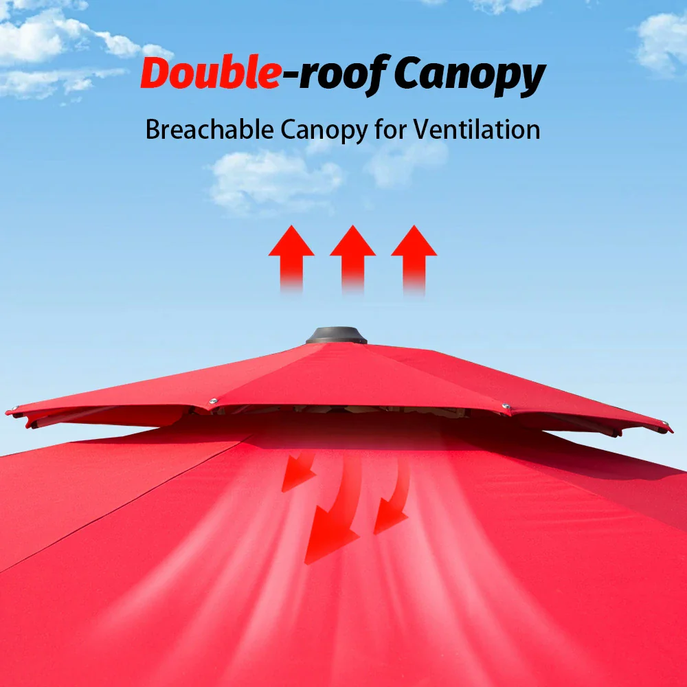 Cantilever Patio Umbrella - Round - Image 36