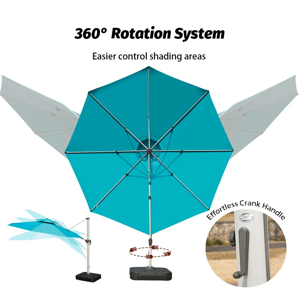 Cantilever Patio Umbrella - Round - Image 43
