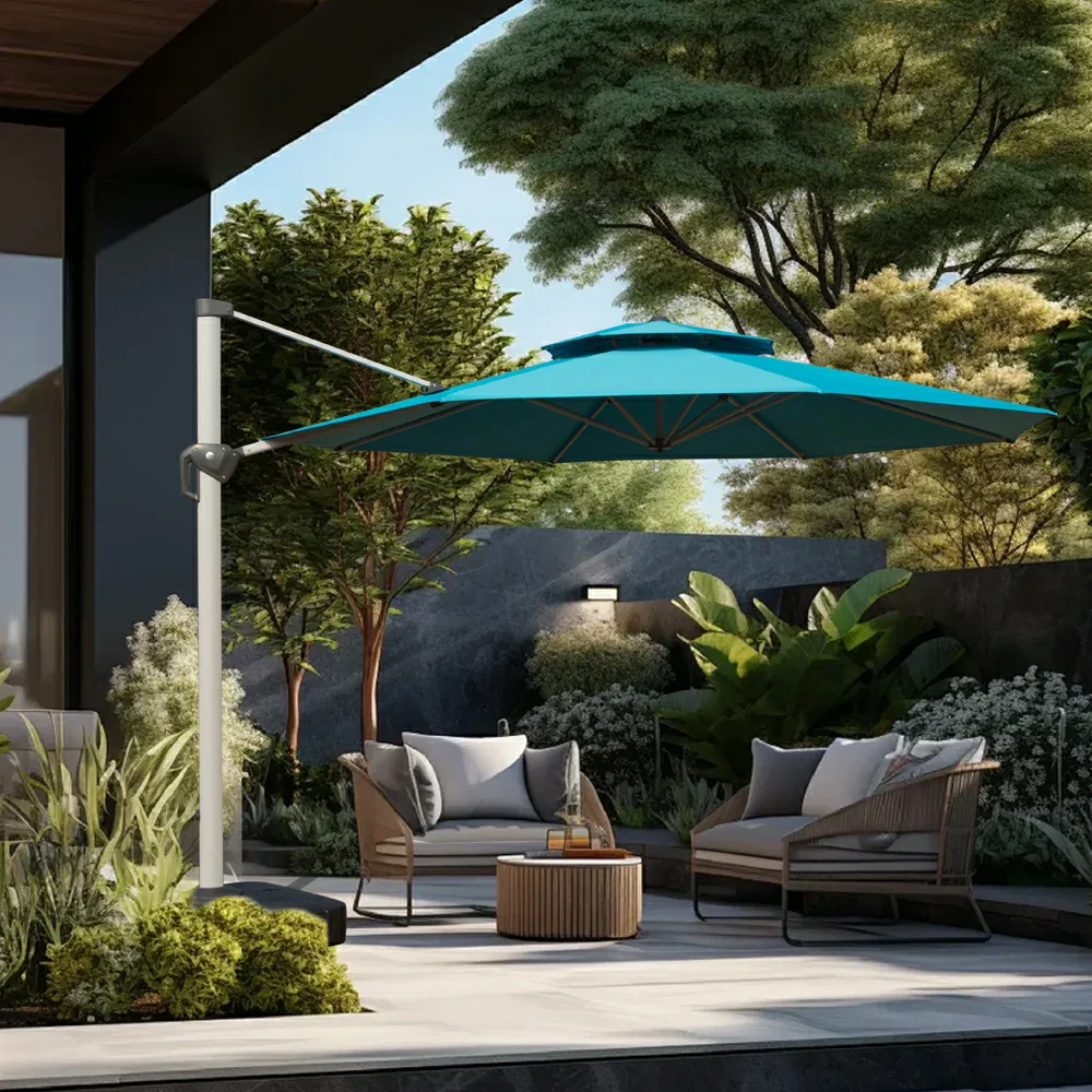 Cantilever Patio Umbrella - Round - Image 47