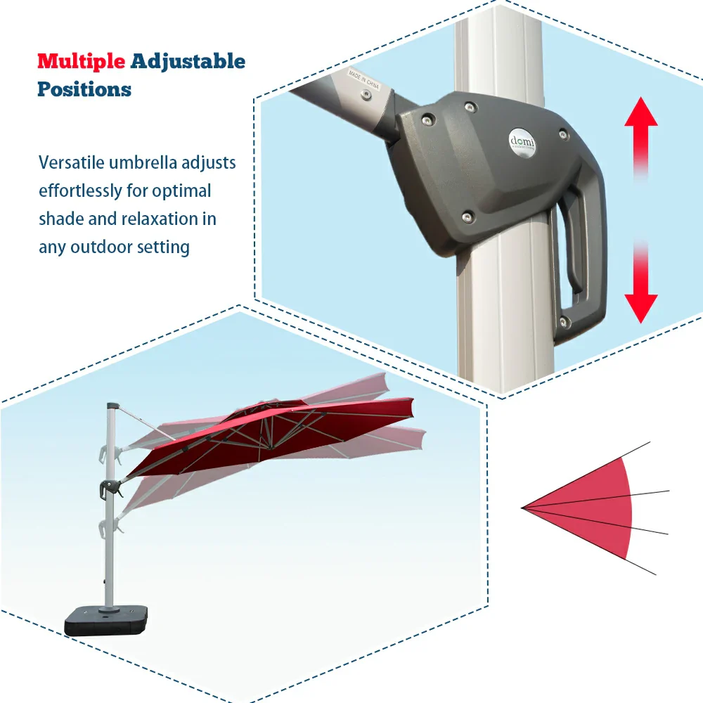 Cantilever Patio Umbrella - Round - Image 52
