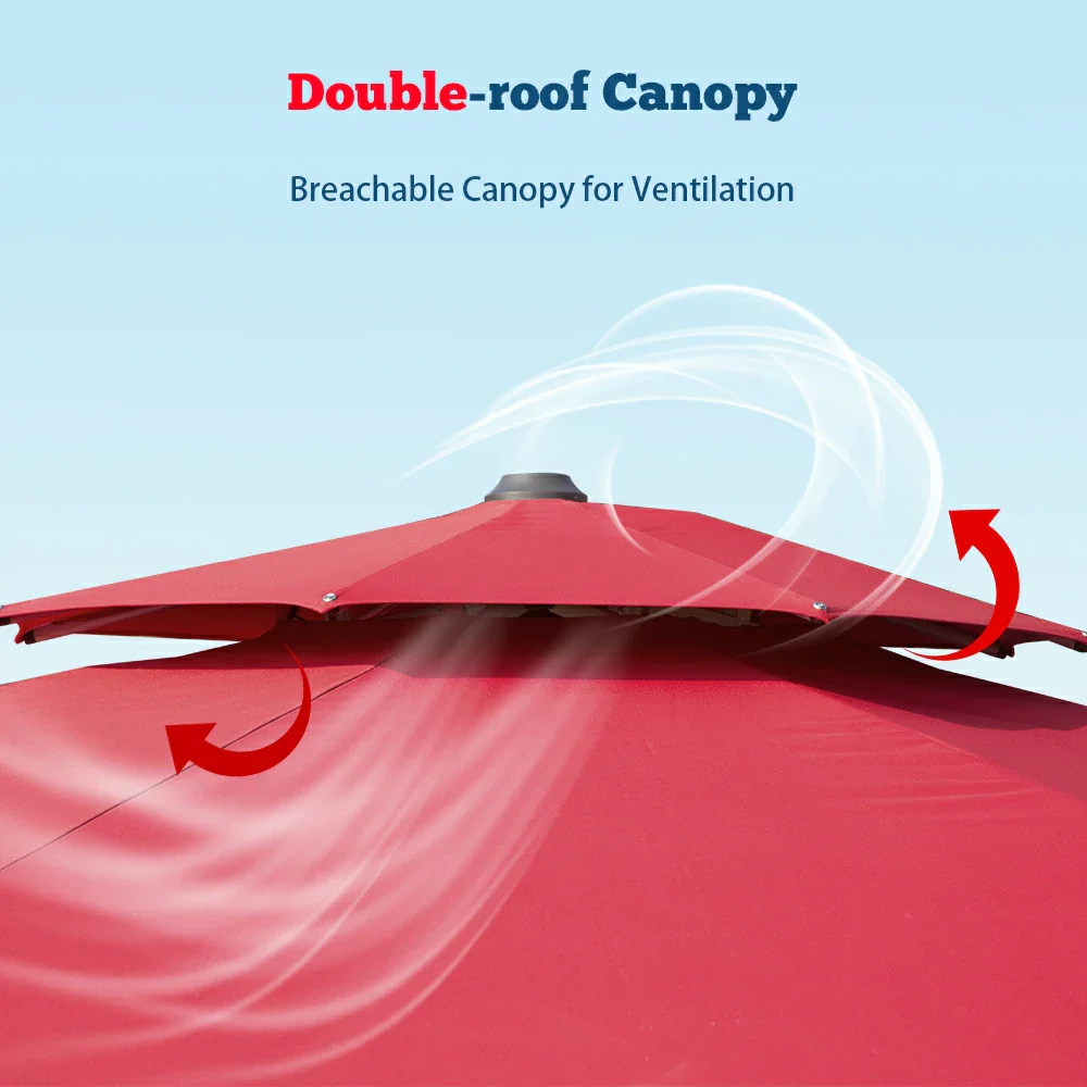 Cantilever Patio Umbrella - Round - Image 56