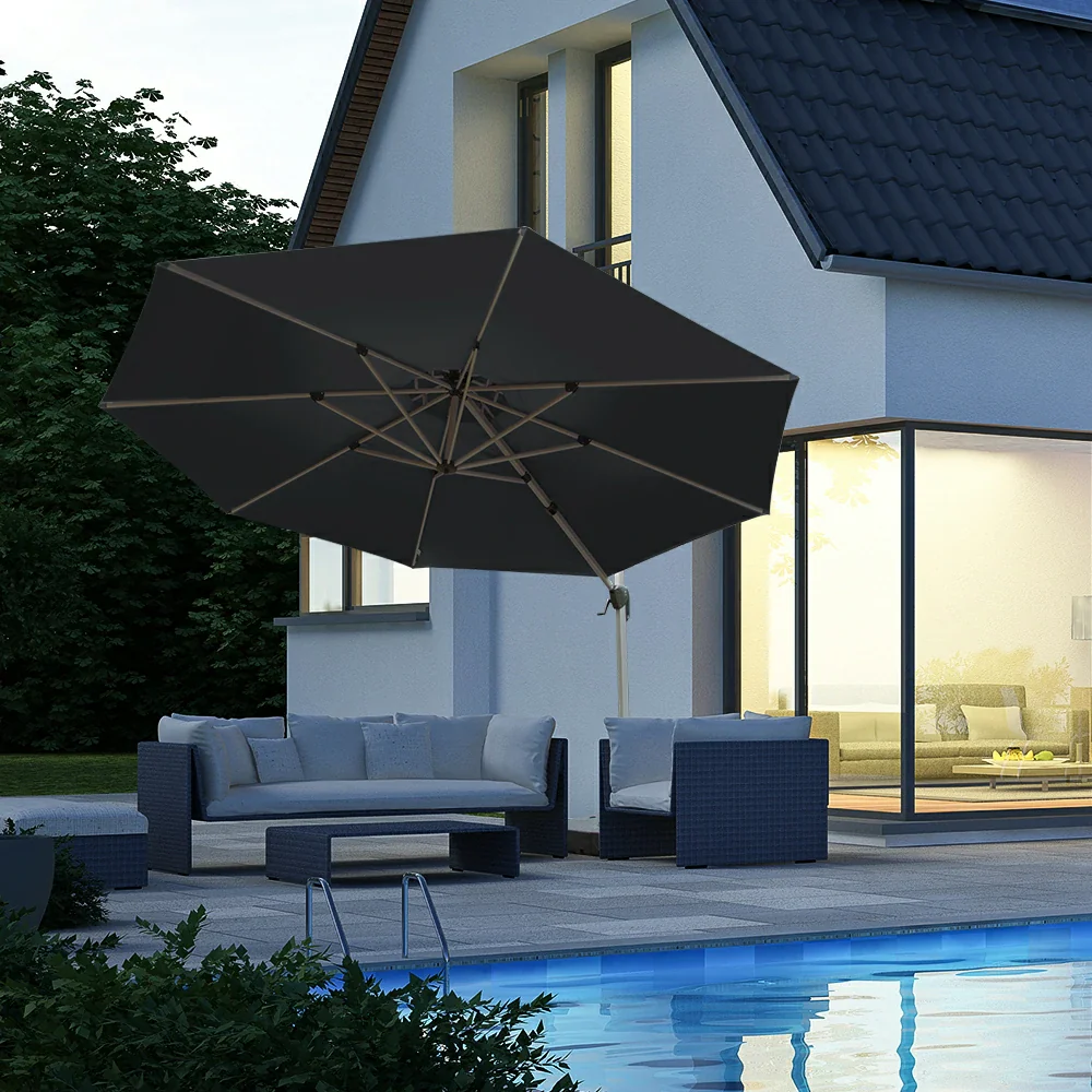 Cantilever Patio Umbrella - Round - Image 59