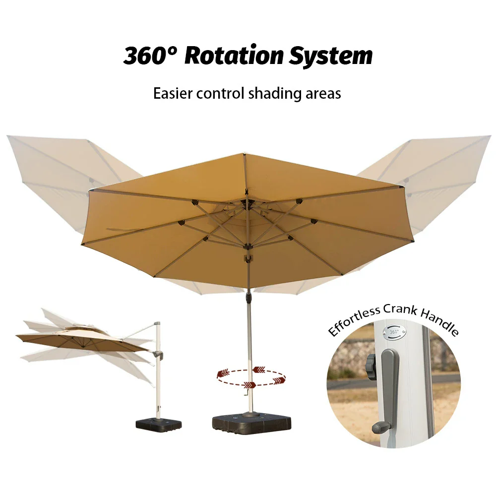 Cantilever Patio Umbrella - Round - Image 6