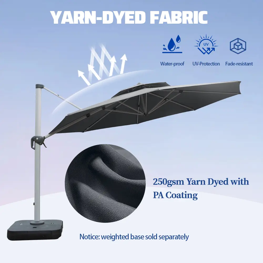 Cantilever Patio Umbrella - Round - Image 61