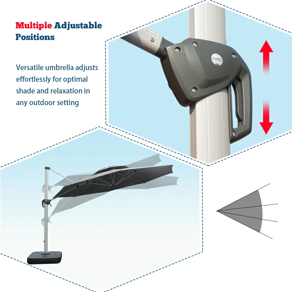 Cantilever Patio Umbrella - Round - Image 62