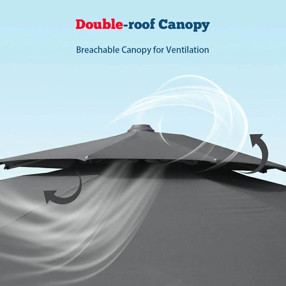 Cantilever Patio Umbrella - Round - Image 65
