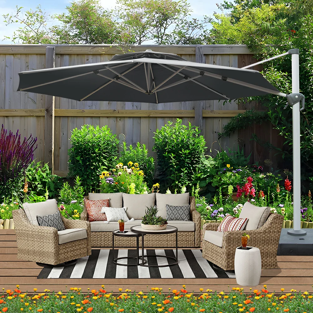 Cantilever Patio Umbrella - Round - Image 67