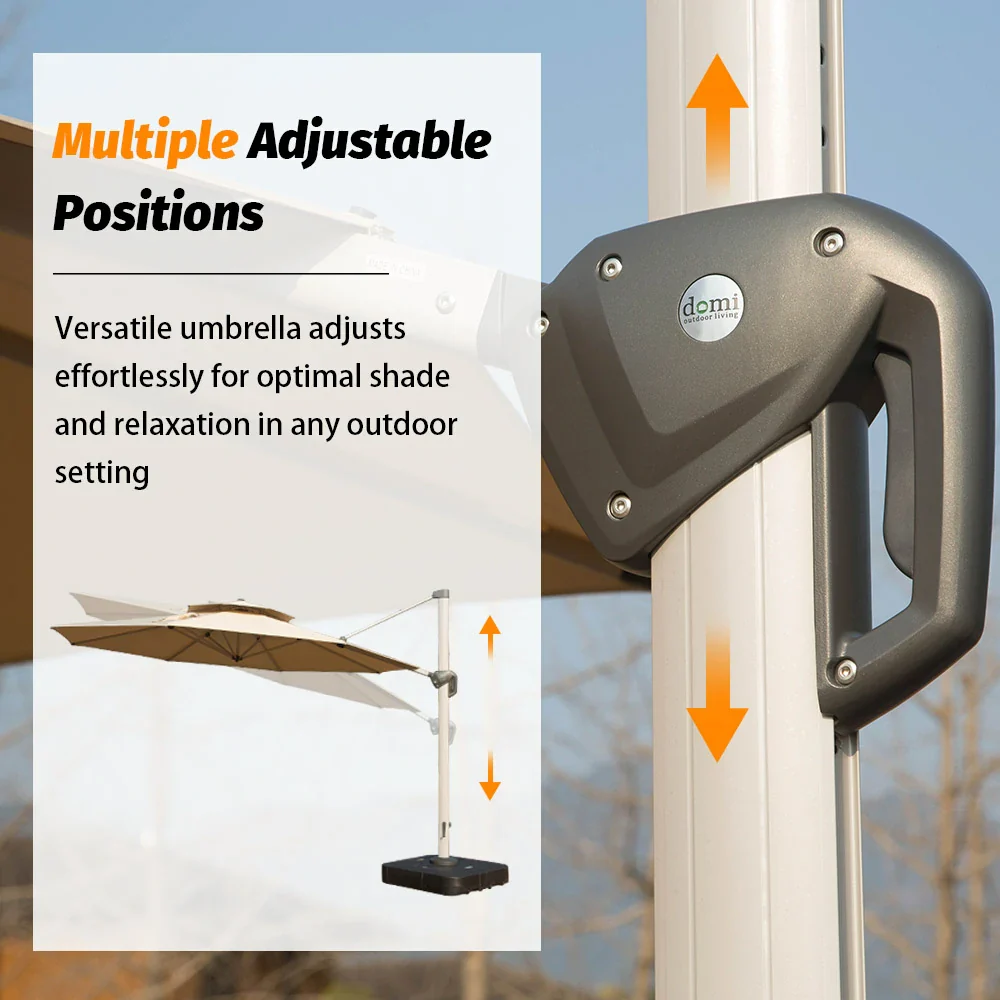 Cantilever Patio Umbrella - Round - Image 7