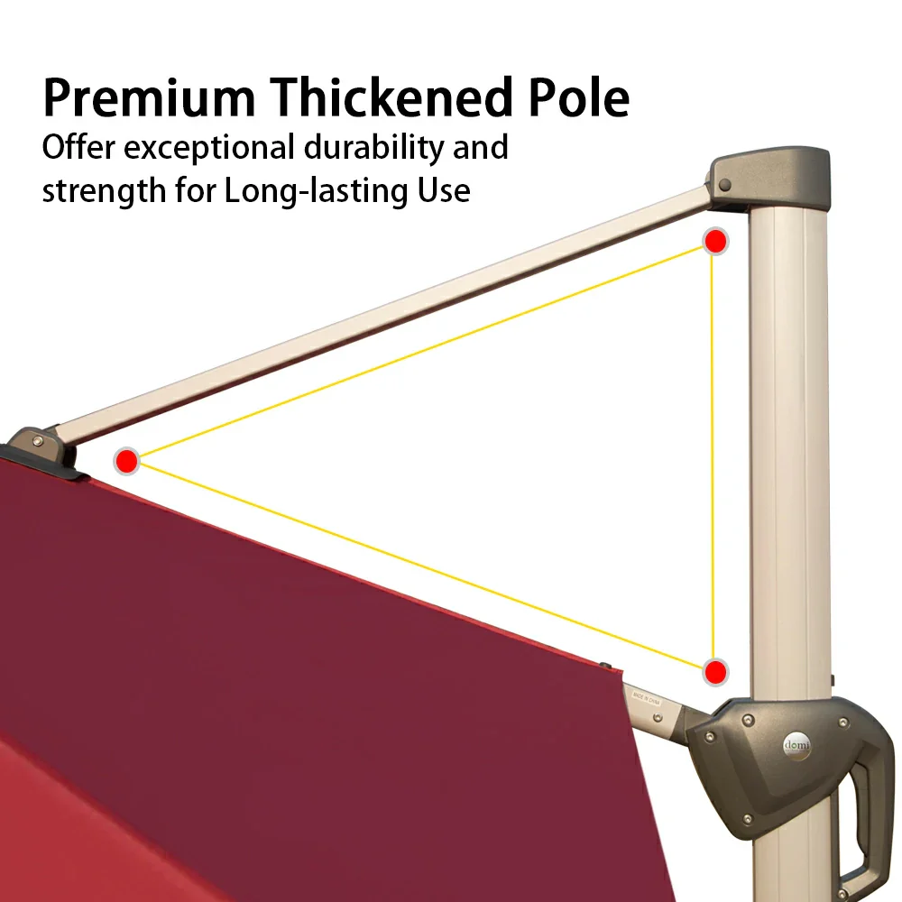 Cantilever Patio Umbrella - Square - Image 14