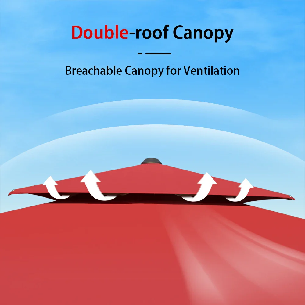 Cantilever Patio Umbrella - Square - Image 15