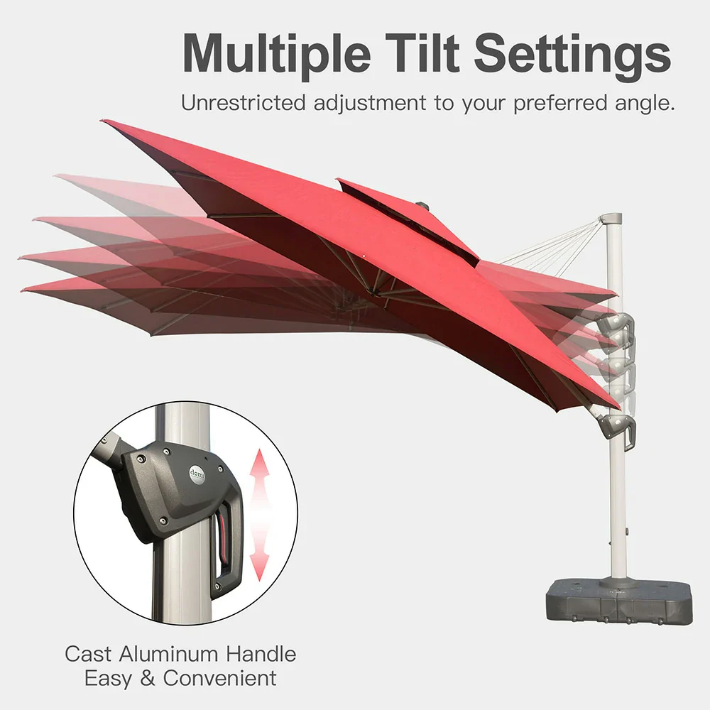 Cantilever Patio Umbrella - Square - Image 17