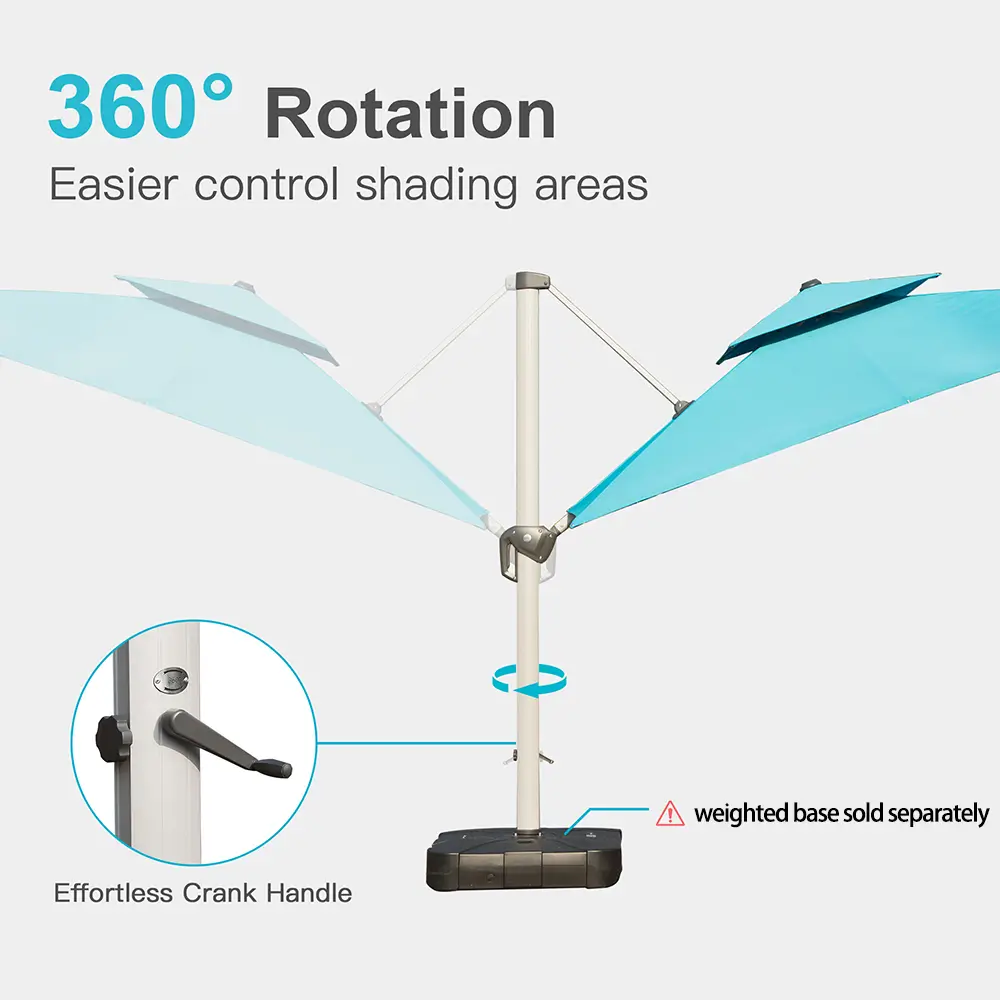Cantilever Patio Umbrella - Square - Image 25