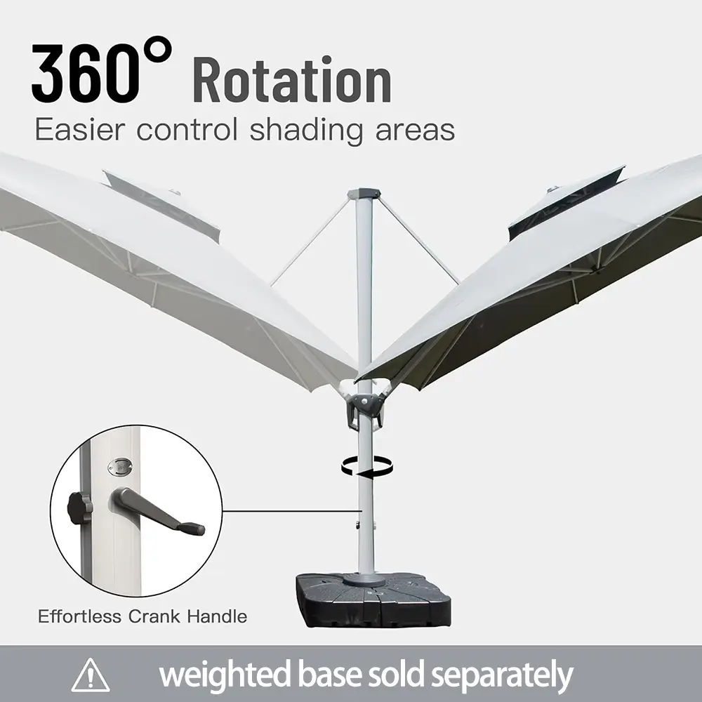 Cantilever Patio Umbrella - Square - Image 33