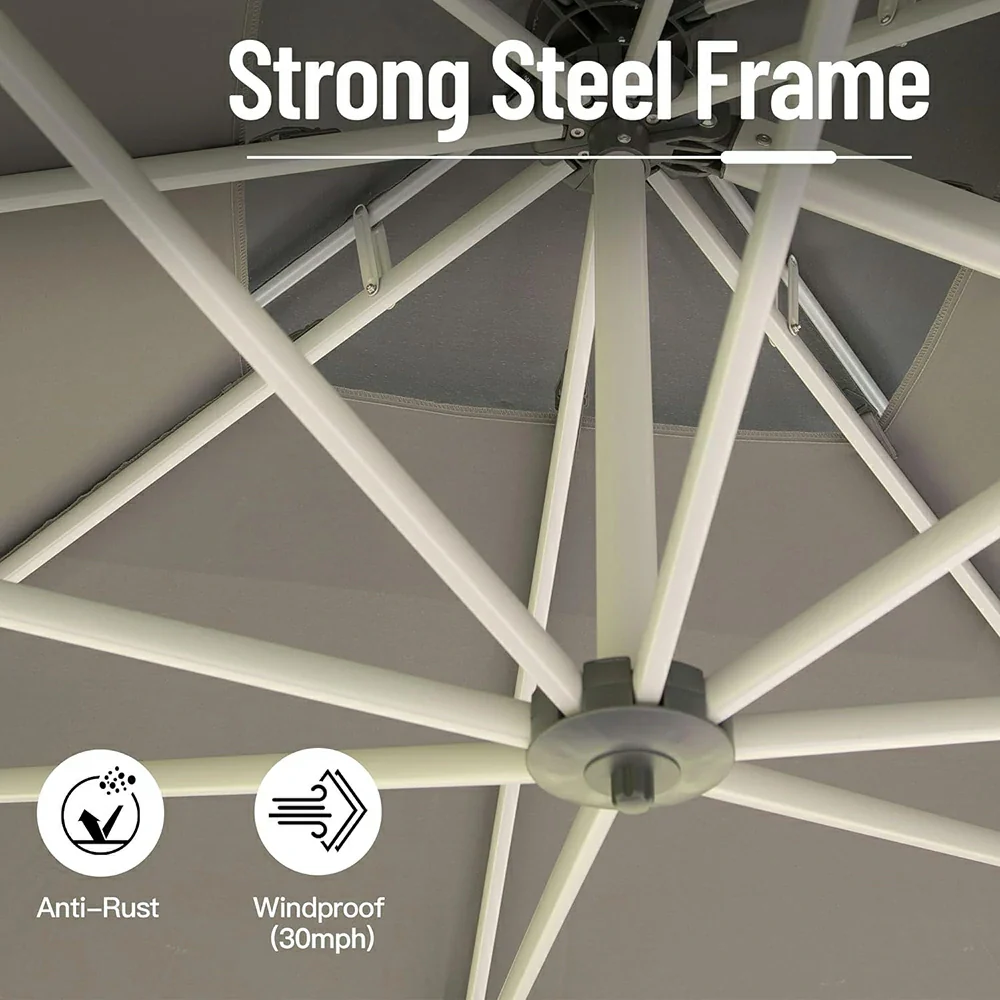 Cantilever Patio Umbrella - Square - Image 34