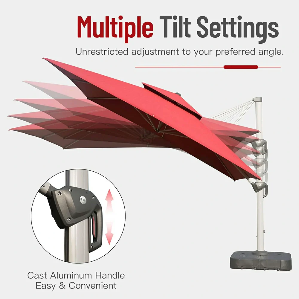 Cantilever Patio Umbrella - Square - Image 47