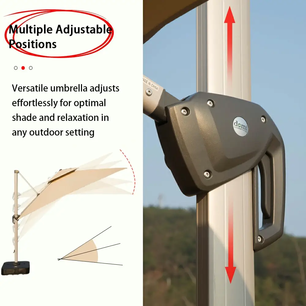 Cantilever Patio Umbrella - Square - Image 6