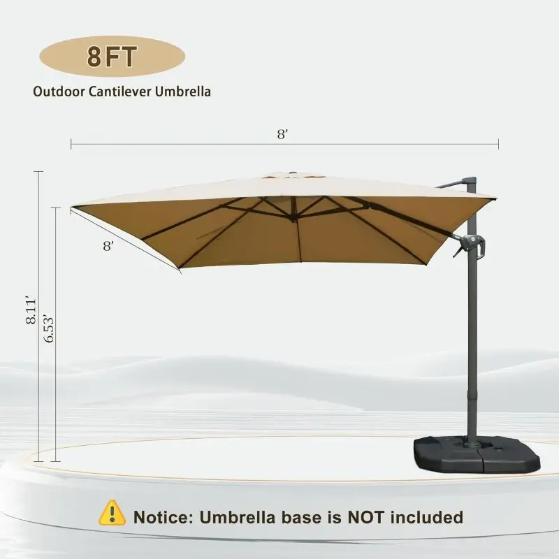 Cantilever Umbrella- Single Top - Image 106