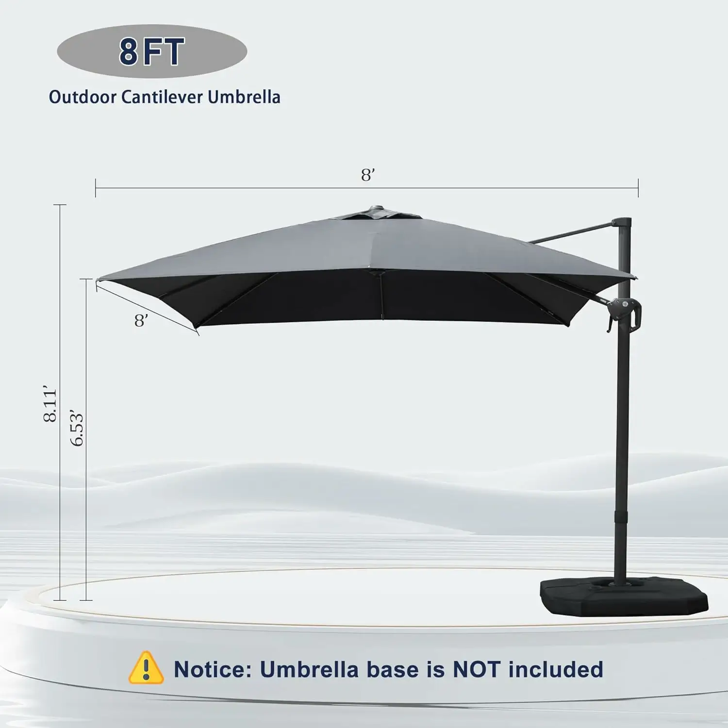 Cantilever Umbrella- Single Top - Image 115