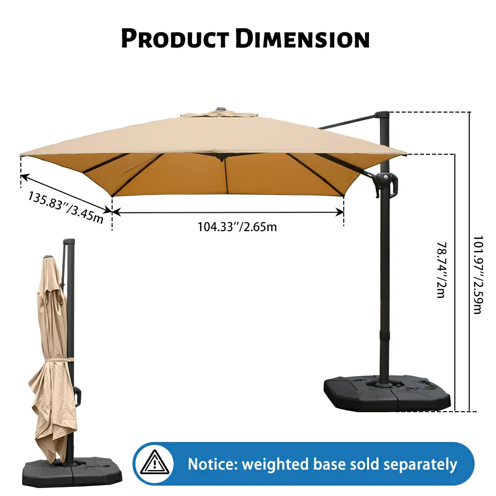 Cantilever Umbrella- Single Top - Image 27
