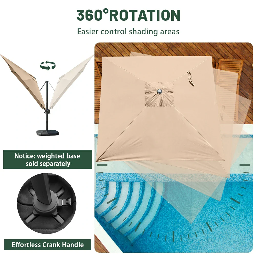 Cantilever Umbrella- Single Top - Image 52