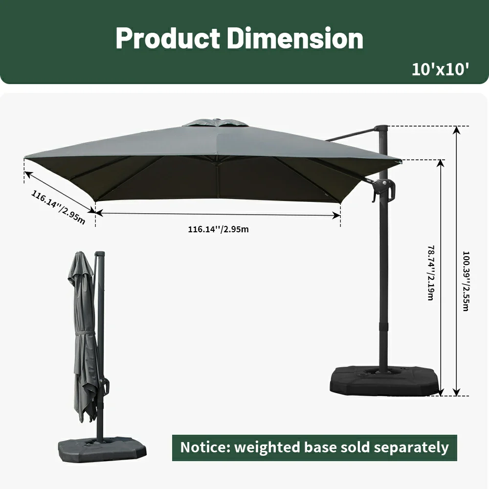 Cantilever Umbrella- Single Top - Image 59