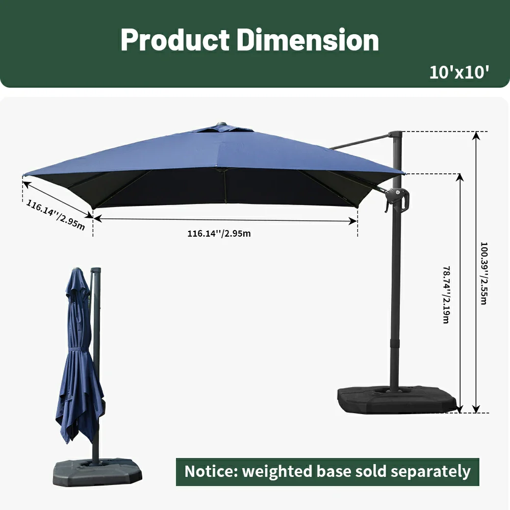 Cantilever Umbrella- Single Top - Image 67