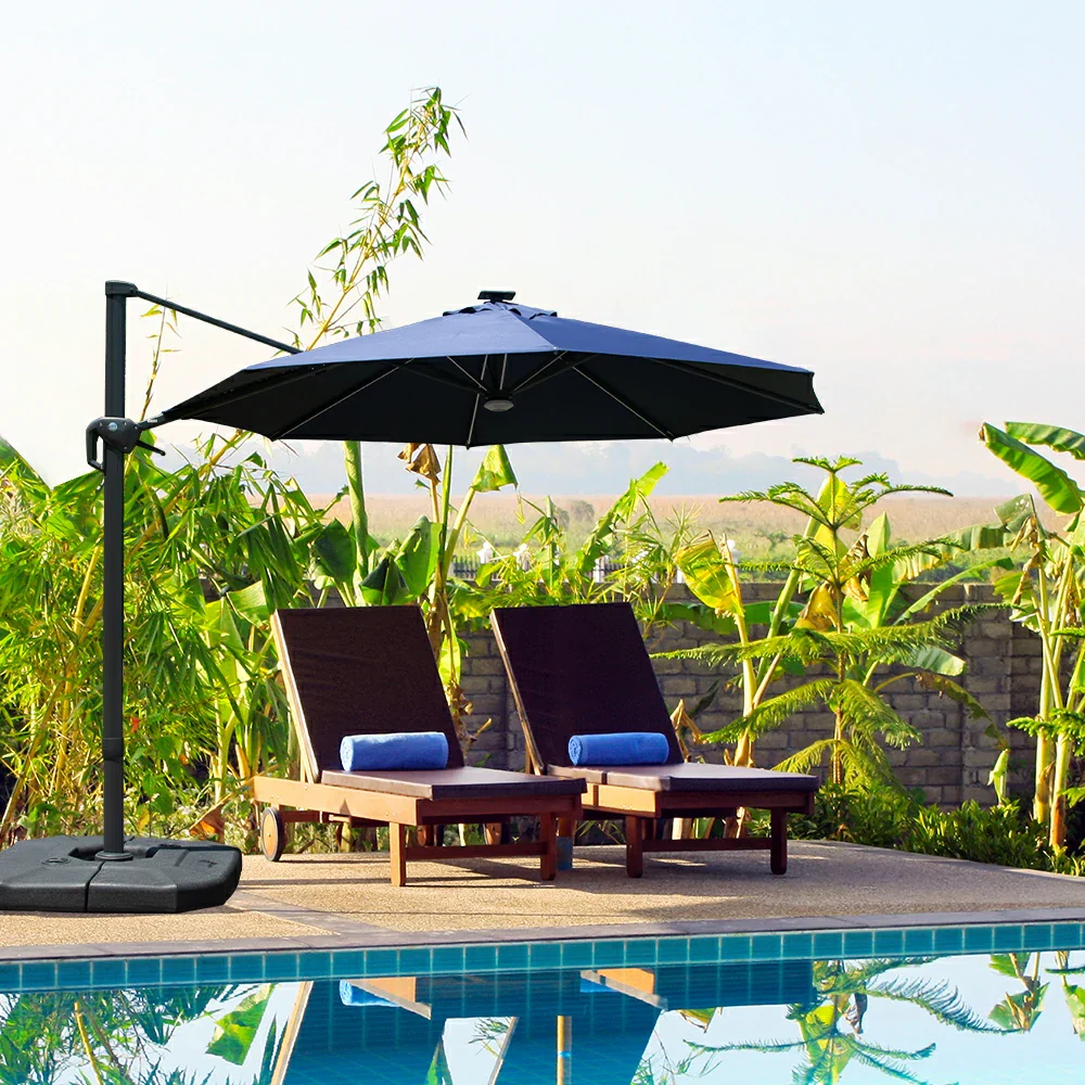Cantilever Umbrella with Lights - Single Top - Image 22