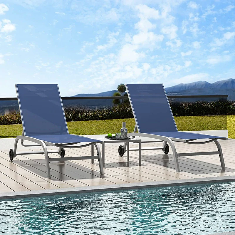 Chaise Lounge Outdoor Set - 2 Chairs - Image 17