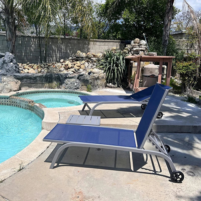 Chaise Lounge Outdoor Set - 2 Chairs - Image 18