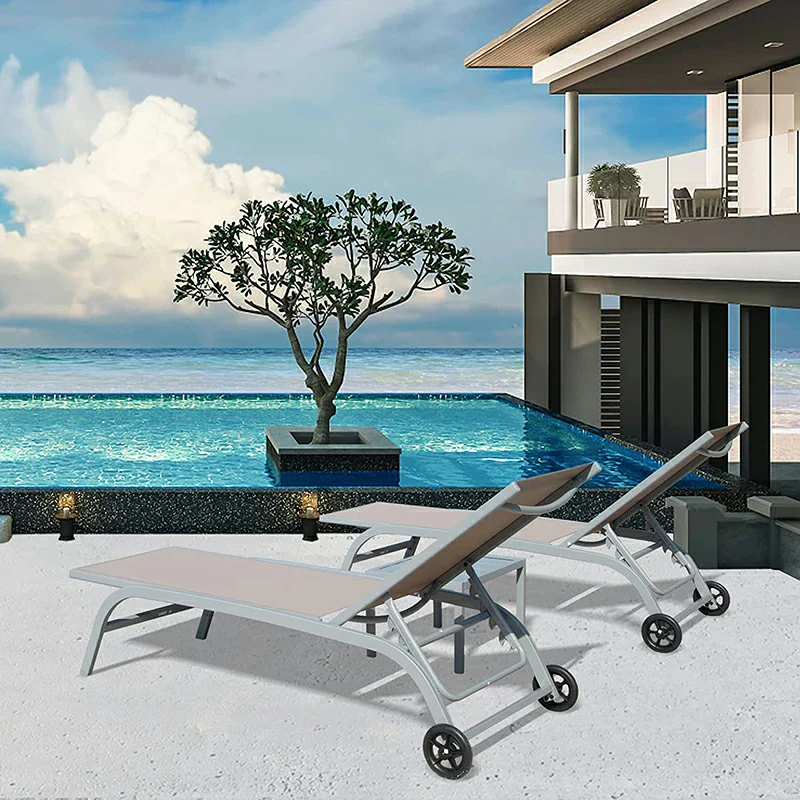 Chaise Lounge Outdoor Set - 2 Chairs - Image 27