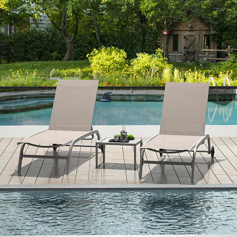 Chaise Lounge Outdoor Set - 2 Chairs - Image 28