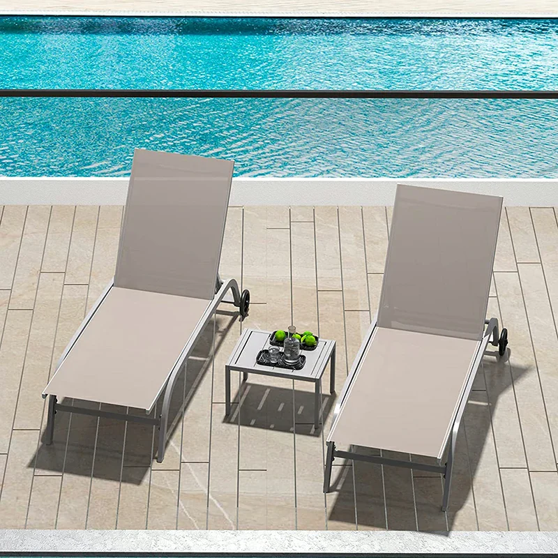 Chaise Lounge Outdoor Set - 2 Chairs - Image 29