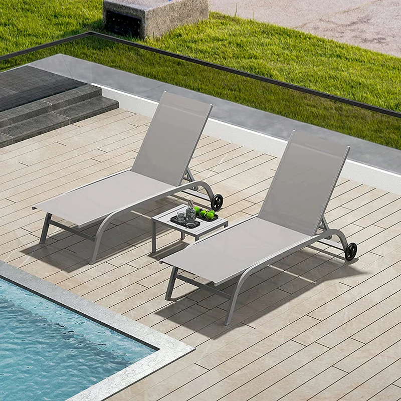 Chaise Lounge Outdoor Set - 2 Chairs - Image 38