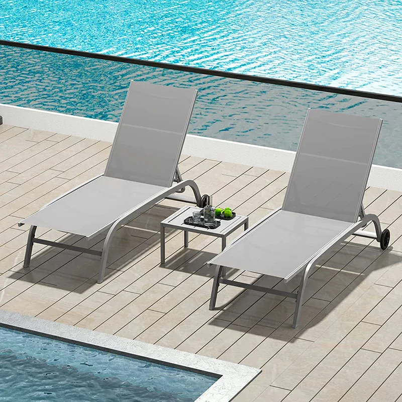Chaise Lounge Outdoor Set - 2 Chairs - Image 39