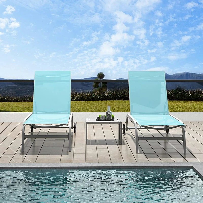 Chaise Lounge Outdoor Set - 2 Chairs - Image 7