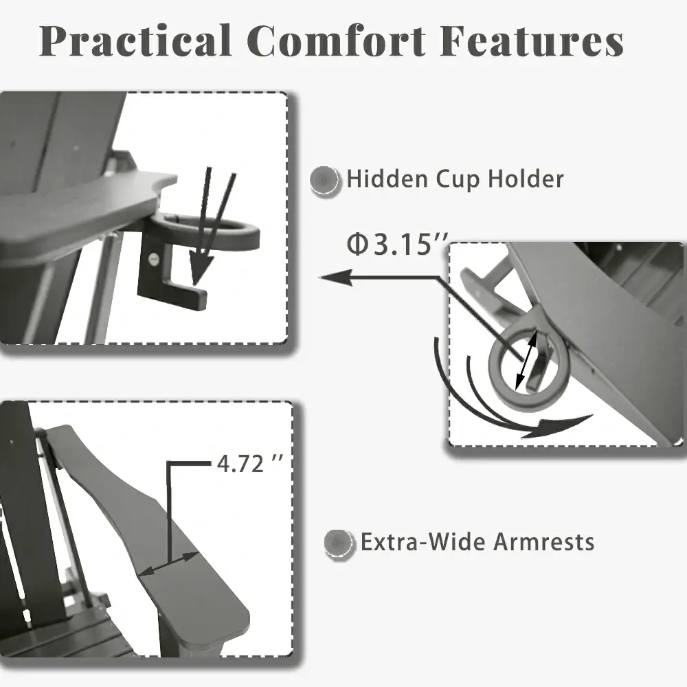 Classic Adirondack Chair - Image 7