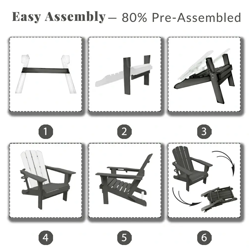 Classic Adirondack Chair - Image 8
