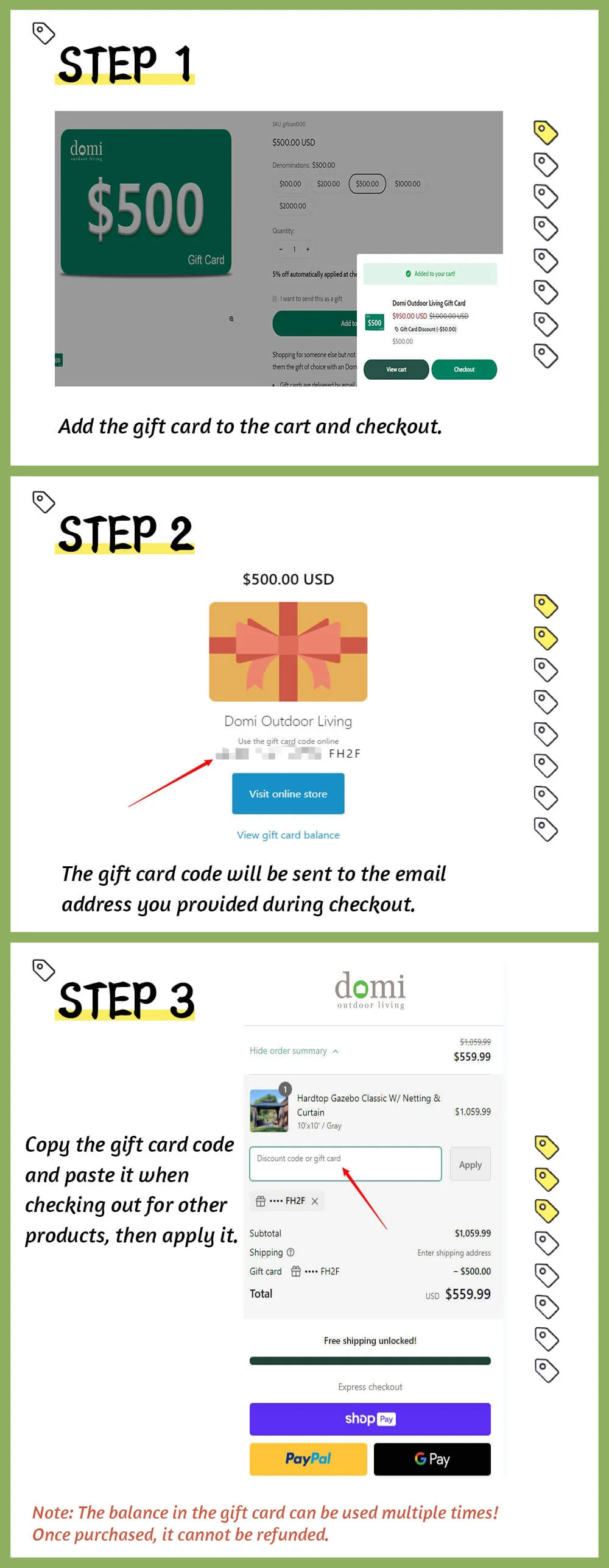 Domi Outdoor Living Gift Card - Image 6