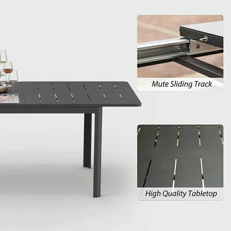 Expendable Patio Dining Table - Image 5