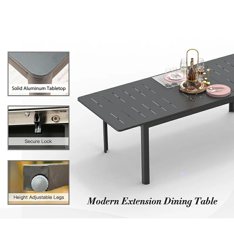 Expendable Patio Dining Table - Image 6