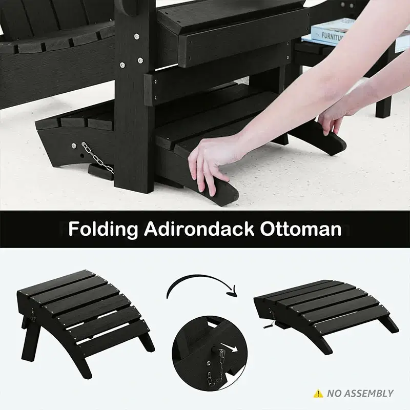 Folding Adirondack Ottoman - Image 12