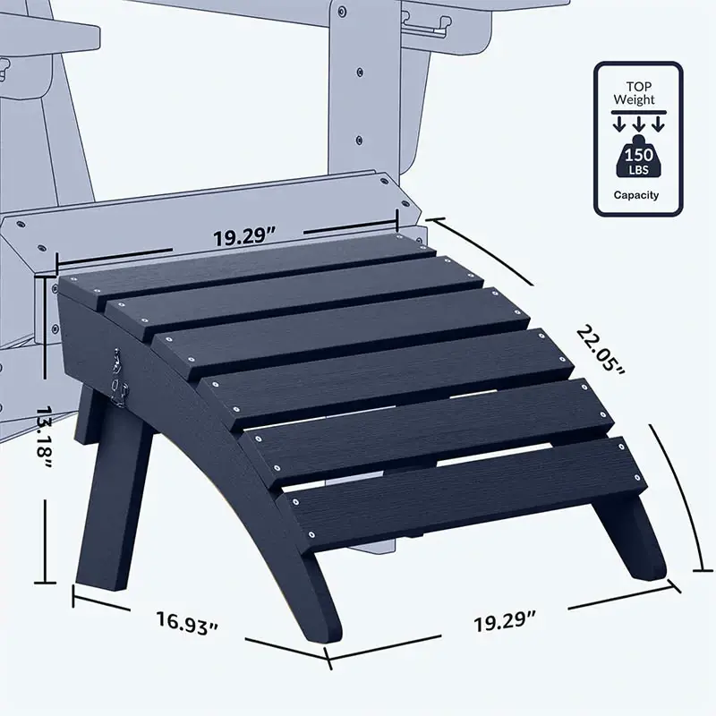 Folding Adirondack Ottoman - Image 23
