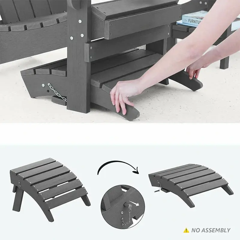 Folding Adirondack Ottoman - Image 3