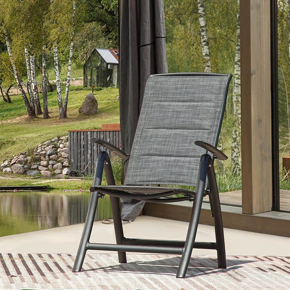 Folding Patio Chairs Set of 2 - Image 10