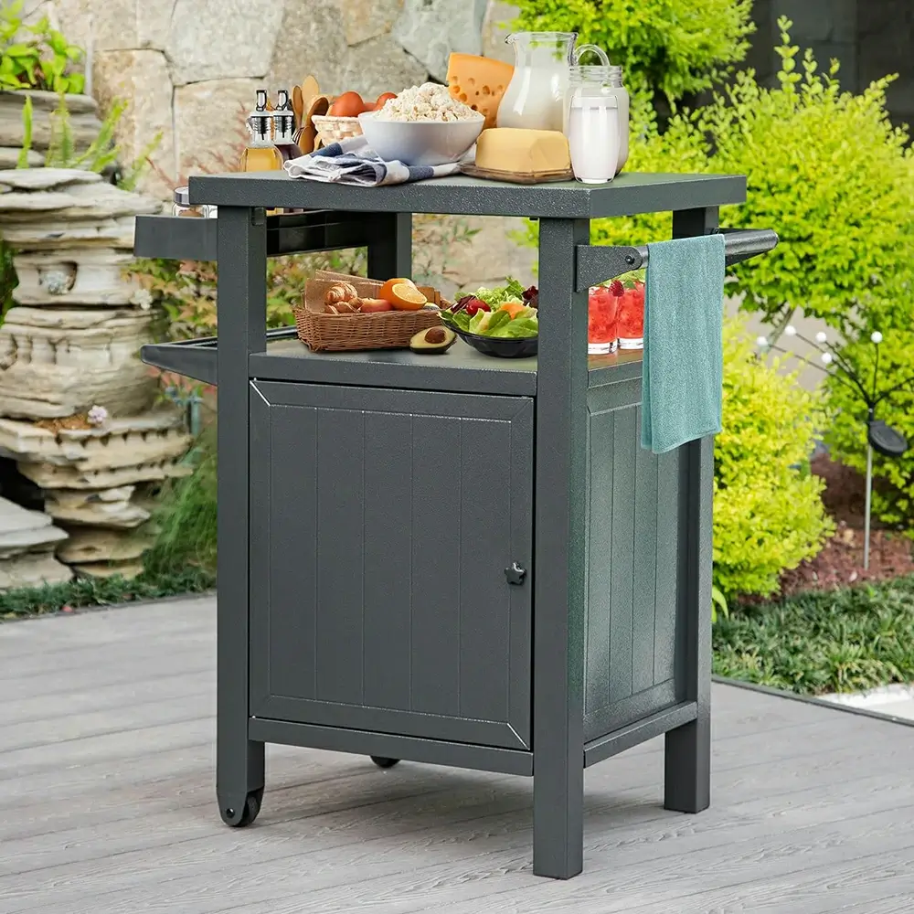 Grill Cart Brown - Image 16