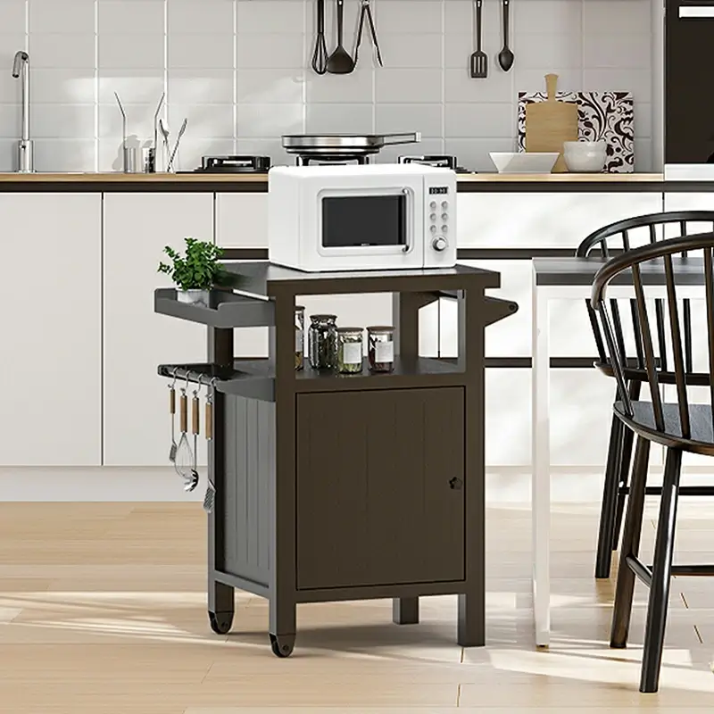Grill Cart Brown - Image 2
