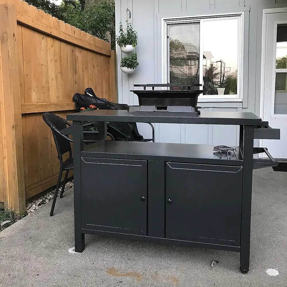 Grill Cart Brown - Image 23
