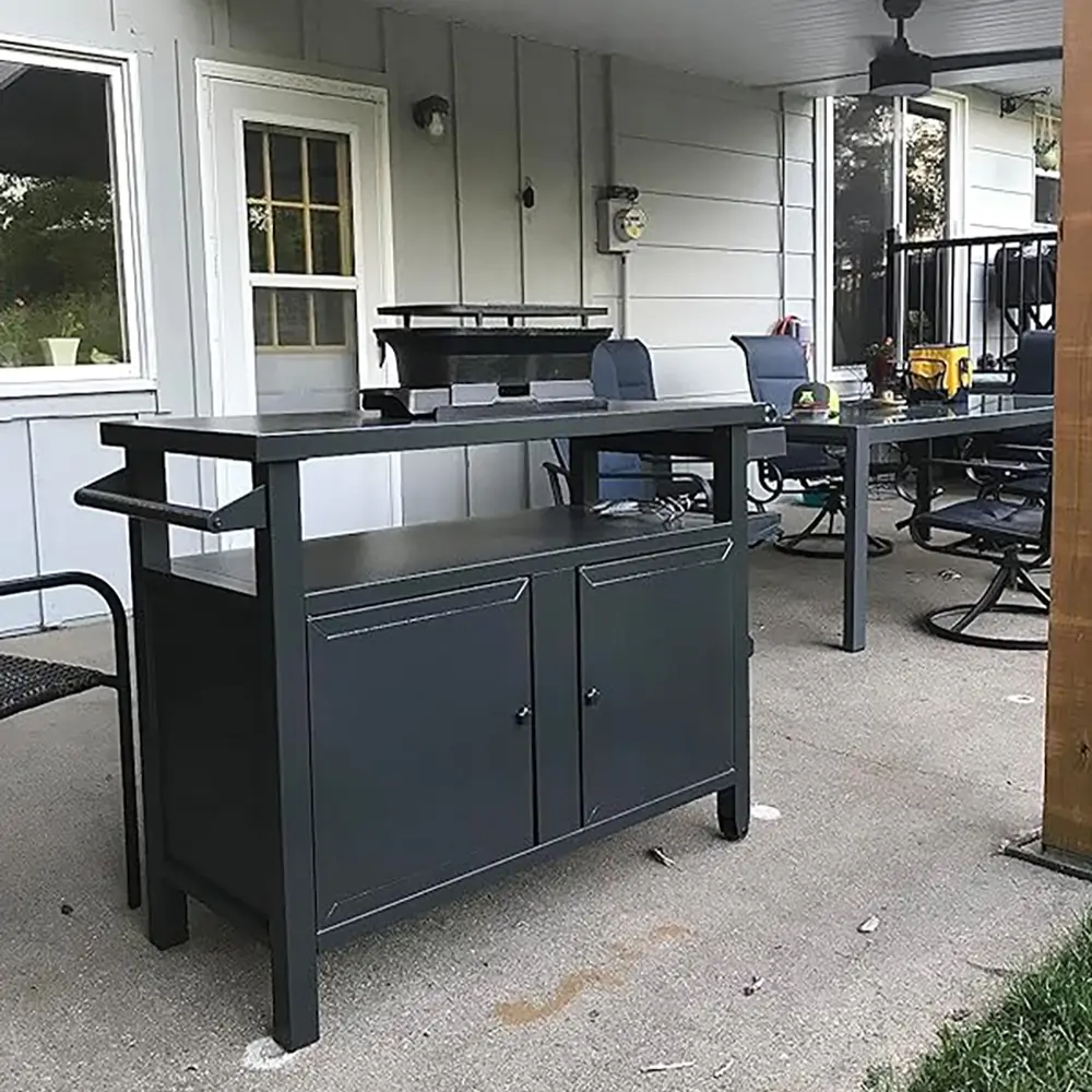 Grill Cart Brown - Image 24