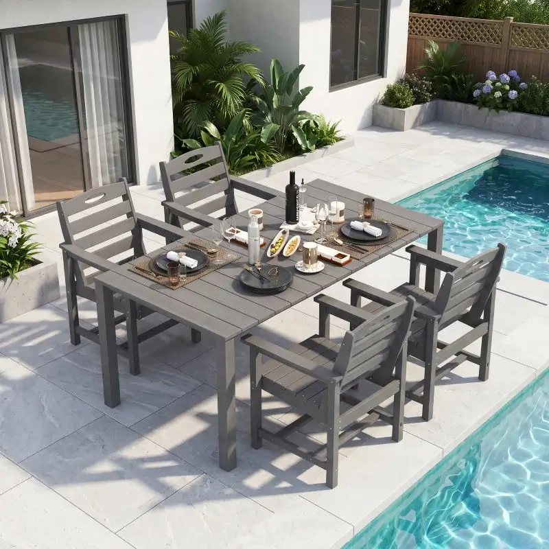 HDPE Barstools and Table Set - Image 10