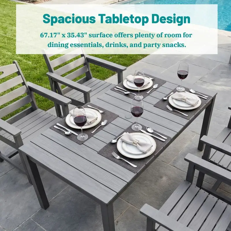 HDPE Barstools and Table Set - Image 13